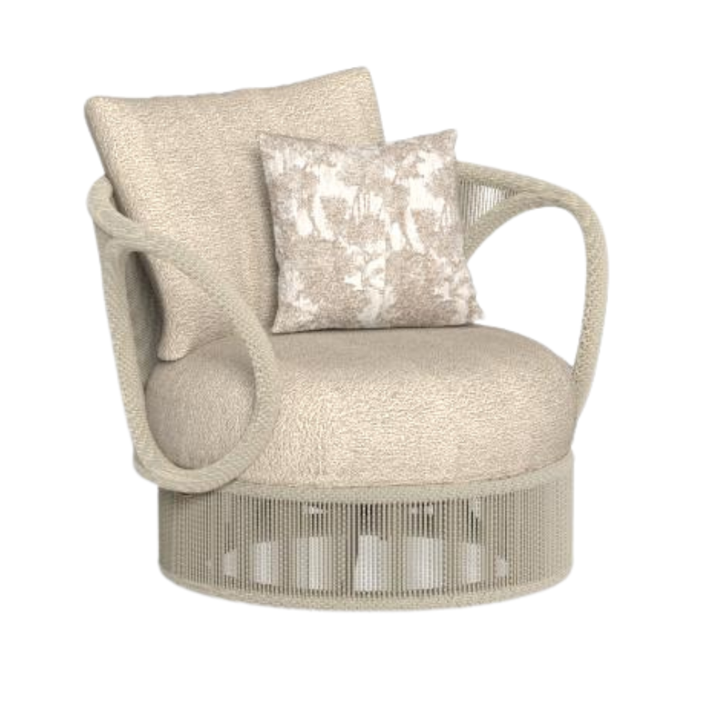 KAREN SWIVEL LIVING ARMCHAIR <br/>By Talenti - Image 5